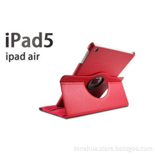 Ultra-thin Leather Case for iPad Air, with Dormancy and Rotating Functions